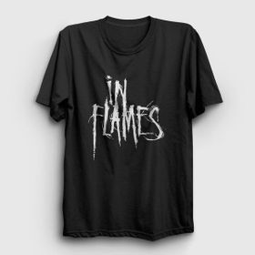 Presmono Siyah Logo In Flames Unisex T-Shirt