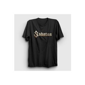Presmono Siyah Logo Sabaton Unisex T-Shirt