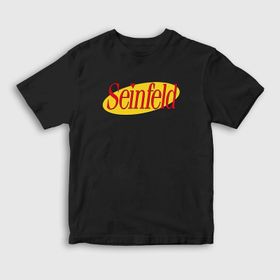 Presmono Siyah Logo Seinfeld Unisex T-Shirt