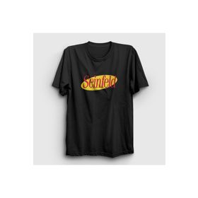 Presmono Siyah Logo Seinfeld Unisex T-Shirt