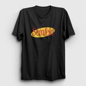 Presmono Siyah Logo Seinfeld Unisex T-Shirt