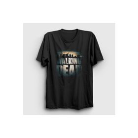 Presmono Siyah Logo The Walking Dead Unisex T-Shirt