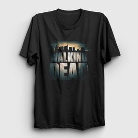 Presmono Siyah Logo The Walking Dead Unisex T-Shirt