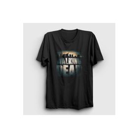 Presmono Siyah Logo The Walking Dead Unisex T-Shirt
