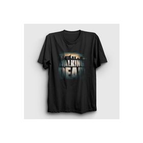 Presmono Siyah Logo The Walking Dead Unisex T-Shirt