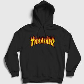 Presmono Siyah Logo V1 Thrasher Unisex T-Shirt