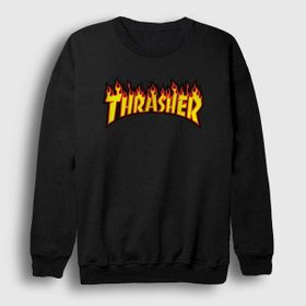 Presmono Siyah Logo V1 Thrasher Unisex T-Shirt