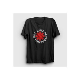 Presmono Siyah Logo V2 Red Hot Chili Peppers Unisex T-Shirt