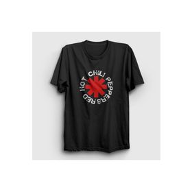 Presmono Siyah Logo V2 Red Hot Chili Peppers Unisex T-Shirt