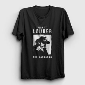 Presmono Siyah Louder Motörhead Lemmy Kilmister Kadın T-Shirt