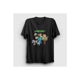 Presmono Siyah Miners Minecraft Unisex T-Shirt