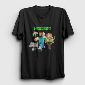 Presmono Siyah Miners Minecraft Unisex T-Shirt