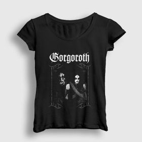 Presmono Siyah Mist Gorgoroth Kadın T-Shirt