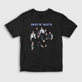 Presmono Siyah Poster K-Pop Nct 127 Unisex T-Shirt