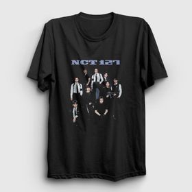Presmono Siyah Poster K-Pop Nct 127 Unisex T-Shirt