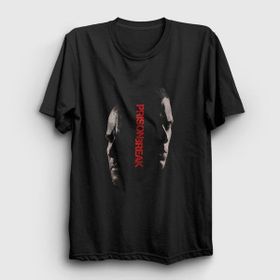 Presmono Siyah Poster Prison Break Unisex T-Shirt