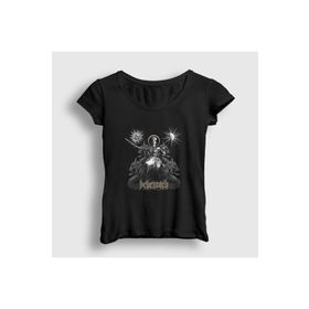 Presmono Siyah Queen Behemoth Kadın T-shirt