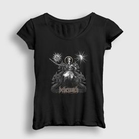 Presmono Siyah Queen Behemoth Kadın T-shirt