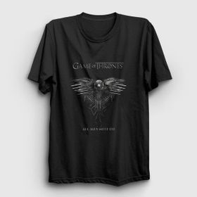 Presmono Siyah Raven Game Of Thrones Unisex T-Shirt