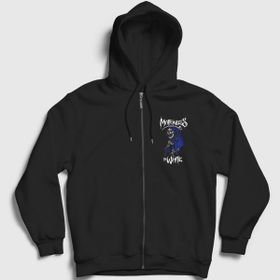 Presmono Siyah Reaper Motionless in White Unisex Sweatshirt