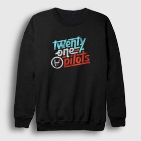 Presmono Siyah Retro Twenty One Pilots Unisex Sweatshirt