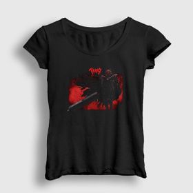 Presmono Siyah Sword Anime Berserk Kadın T-Shirt