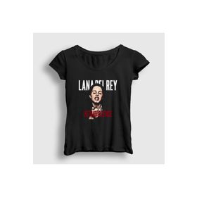 Presmono Siyah Ultraviolence Lana Del Rey Kadın T-shirt