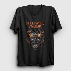 Presmono Siyah Wolf Hollywood Undead Erkek T-Shirt