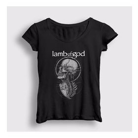 Presmono Skeleton Lamb Of God Kadın T-shirt