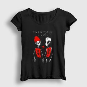 Presmono Skeleton Twenty One Pilots Kadın T-Shirt
