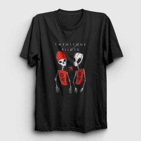 Presmono Skeleton Twenty One Pilots Kadın T-Shirt