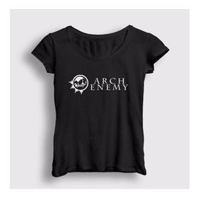Presmono Skull Arch Enemy Kadın T-shirt
