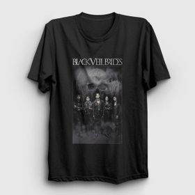 Presmono Skull Black Veil Brides Kadın T-shirt