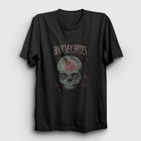 Presmono Skull Black Veil Brides Kadın T-shirt