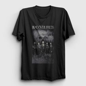 Presmono Skull Black Veil Brides Kadın T-shirt