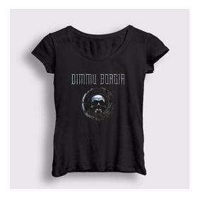Presmono Skull Dimmu Borgir Kadın T-shirt