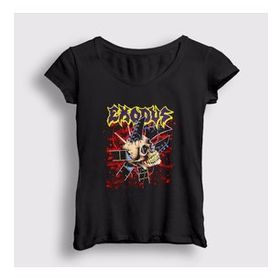 Presmono Skull Exodus Kadın T-shirt
