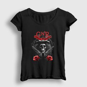 Presmono Skull Guns N' Roses Slash Kadın T-shirt