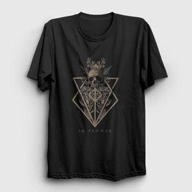 Presmono Skull In Flames Kadın T-shirt