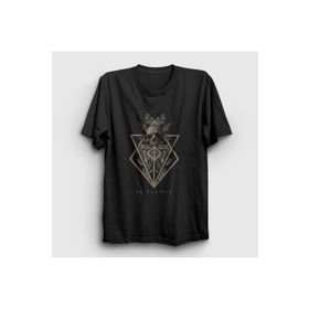 Presmono Skull In Flames Kadın T-shirt