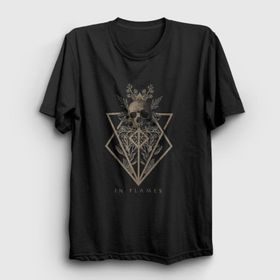 Presmono Skull In Flames Kadın T-shirt