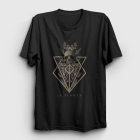 Presmono Skull In Flames Kadın T-shirt
