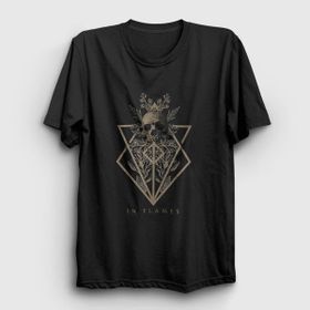 Presmono Skull In Flames Kadın T-shirt