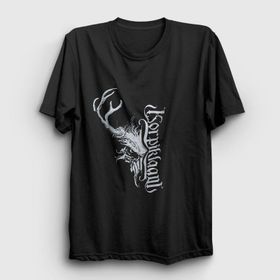Presmono Skull Korpiklaani Kadın T-shirt