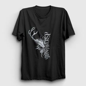 Presmono Skull Korpiklaani Kadın T-shirt