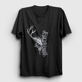 Presmono Skull Korpiklaani Kadın T-shirt