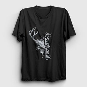 Presmono Skull Korpiklaani Kadın T-shirt