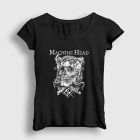 Presmono Skull Machine Head Kadın T-shirt