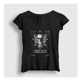 Presmono Skull Mastodon Kadın T-shirt