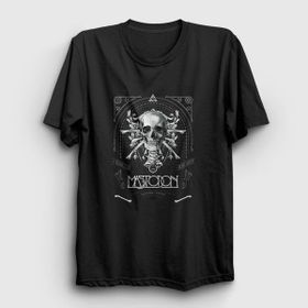 Presmono Skull Mastodon Siyah Unisex T-Shirt